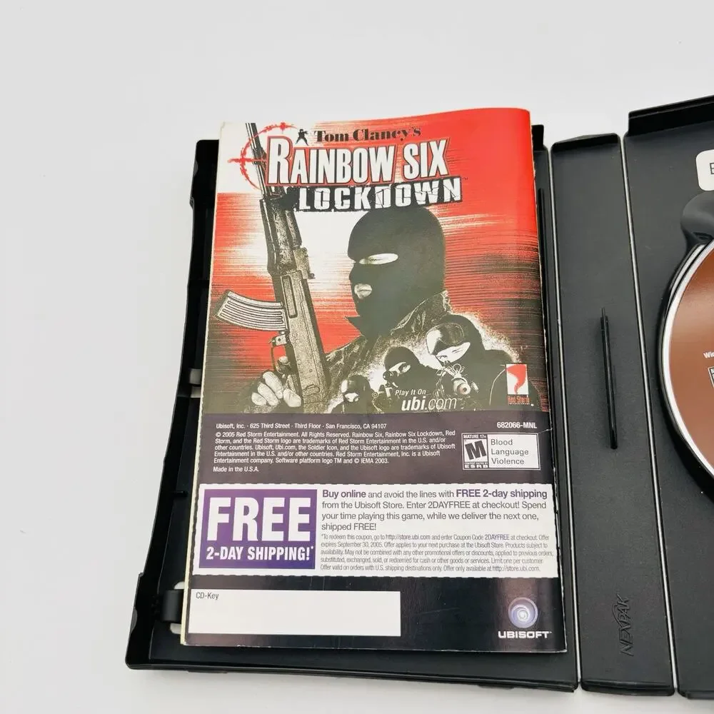 Brothers In Arms Road To Hill 30 Video Game Pc Cd-ROM M-Mature Ubisoft
